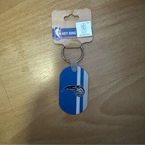 Orlando Magic Metal Wincraft Keychain NBA Team Logo Blue White